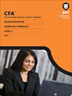 cover image of CFA Navigator - Level 2 Essential Formulas